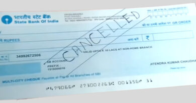 Cancelled cheque