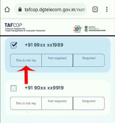 How Many Sim Registered On My Aadhar Step 3