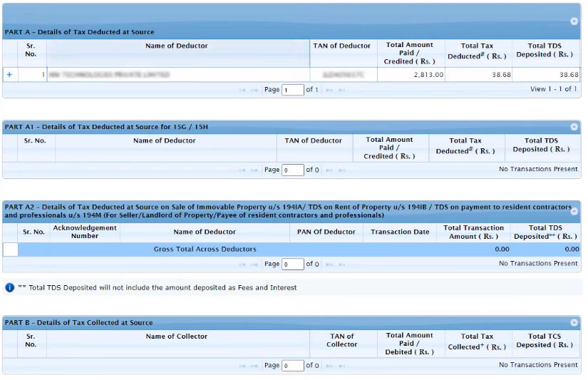 How to Check TDS Online Step 7 sub part 2