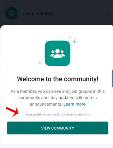 How to Create WhatsApp Community Step 4