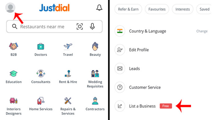 JustDial par apna Business kaise Register kare Step 3