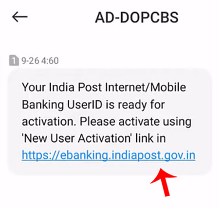 Post Office Internet Banking Online Activate Kaise kare Step 3