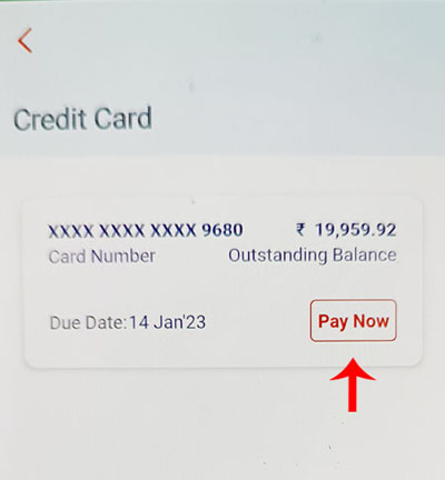 Union Bank Credit Card Bill Payment Kaise Kare Step 3