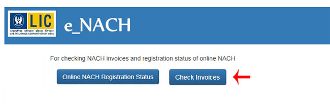 LIC eNACH Transaction Details Kaise Check Kare Step 3