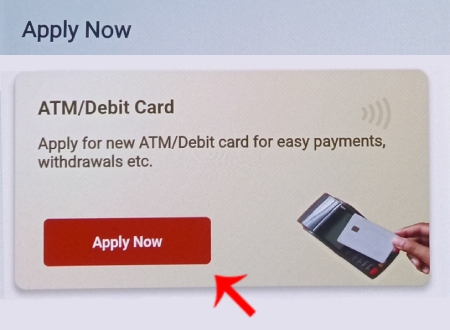 Naya ATM Card Vyom App Se Apply Kaise Kare Step 3