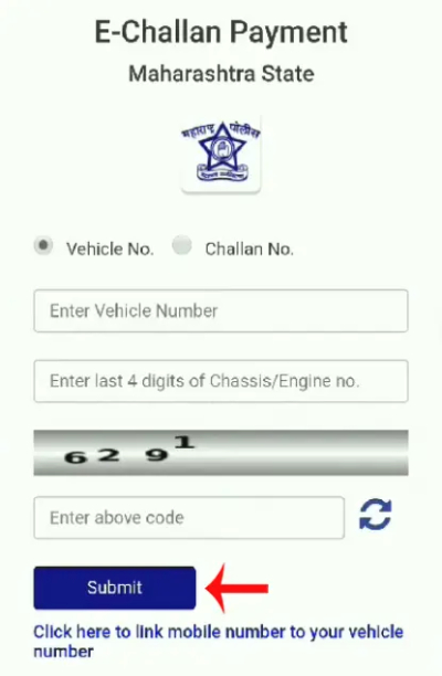 Maharashtra Traffic E-Challan Check Kaise Kare Step 1