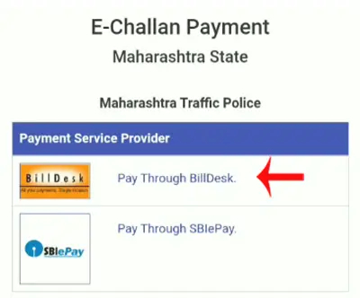 Maharashtra Traffic E-Challan Pay Kaise Kare Step 5