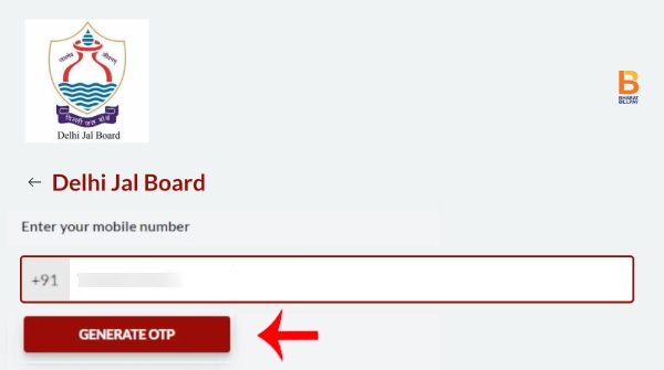 Delhi Jal Board Water Demand Note Payment Online Step 4
