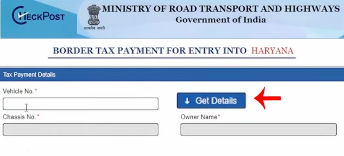 Haryana Ka Road Tax Kaise Bhare Step 4