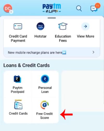Paytm Se CIBIL Score Check Kare Step 2