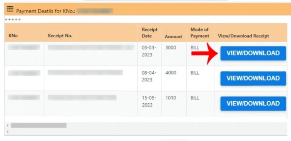 JVVNL Electricity Bill Payment Receipt Download Kaise Kare Step 3