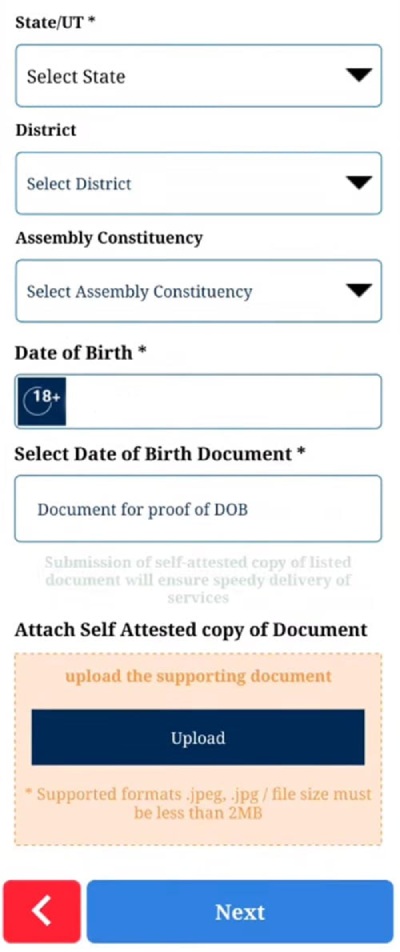 Online New Voter Card Kaise Banaye Step 9