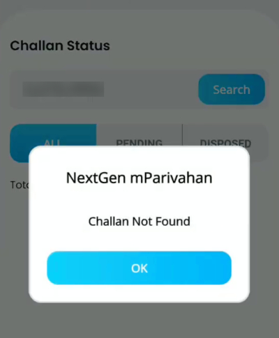 mParivahan App Se E-Challan Check Kaise Kare Step 4