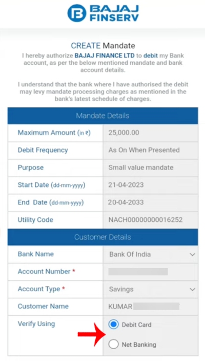 Bajaj Finance Card Kaise Banaye Step 13