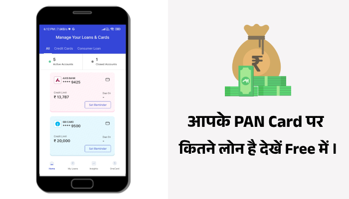 How to Check PAN Card Loan History in Hindi