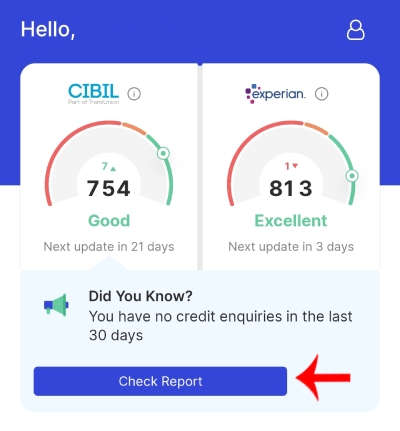 OneScore app se Cibil Score or Loan History kaise check kare Step 2