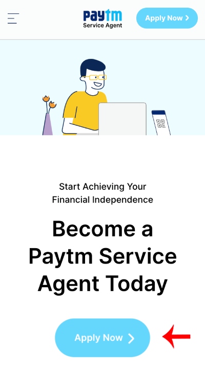 Paytm ka Service agent kaise Bane Step 2