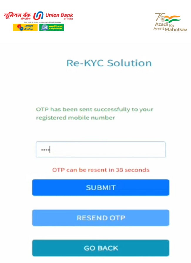 Union Bank KYC Update Kaise Kare Step 3