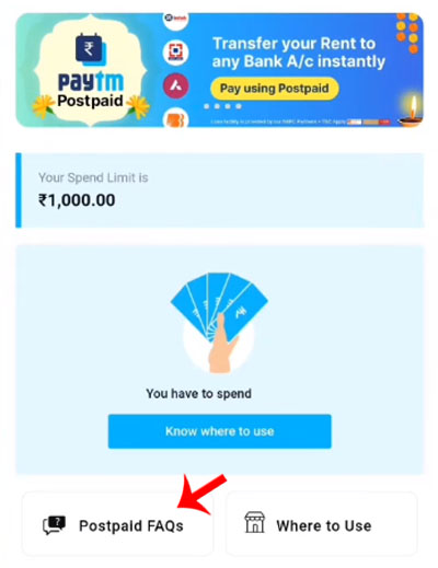 Paytm Postpaid Account Band Kaise Kare Step 3