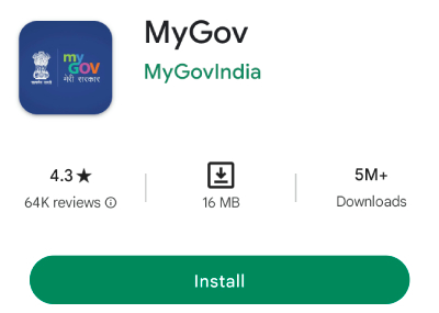 MyGov App Information in Hindi