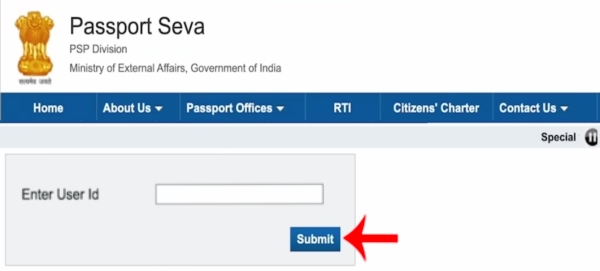 passportindia gov Website Par Registration Kaise Kare Step 6