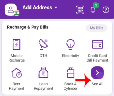 PhonePe Se FASTag Balance Check Step 2