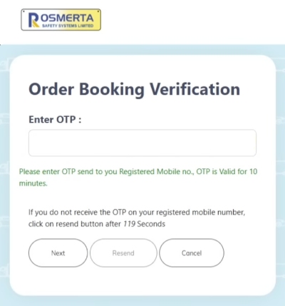 HSRP Online Apply Step 4
